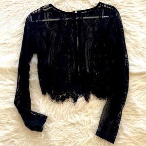 Beautiful lace crop top